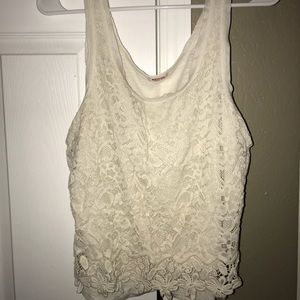 Lace tank